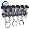 Phụ t&ugrave;ng xe tải Shacman Howo Piston xi lanh kh&iacute; n&eacute;n v&agrave; bộ dụng cụ cho phụ t&ugrave;ng động cơ Weichai Bộ piston xi lanh 612600030034A